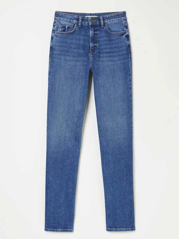 Fat Face Jeans Carmel Blue Denim Comfort Stretch Straight Jeans 8211 Women