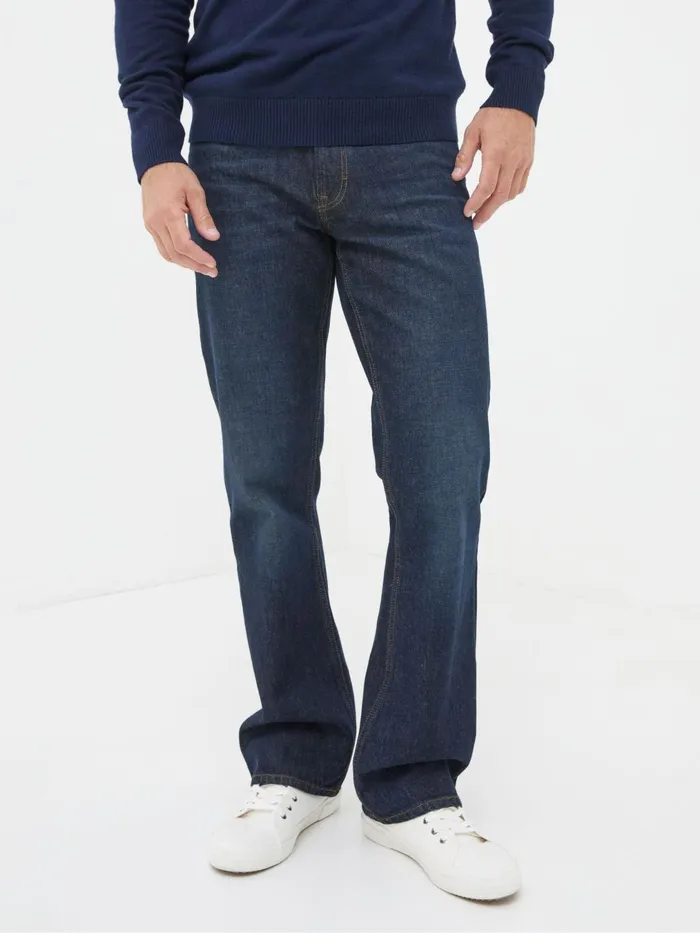 Fat Face Jeans Dark Vintage Blue Bootcut Jeans 8211 Men
