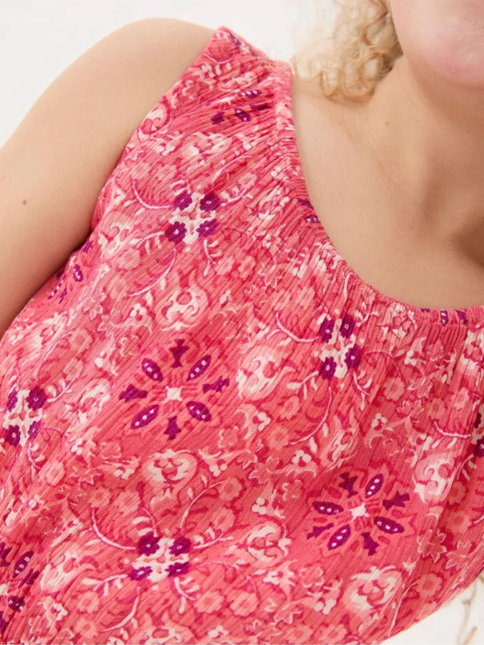 Fat Face Jumpsuits and Playsuits Amelia Geo Print Pink Print Playsuit 8211 Kids