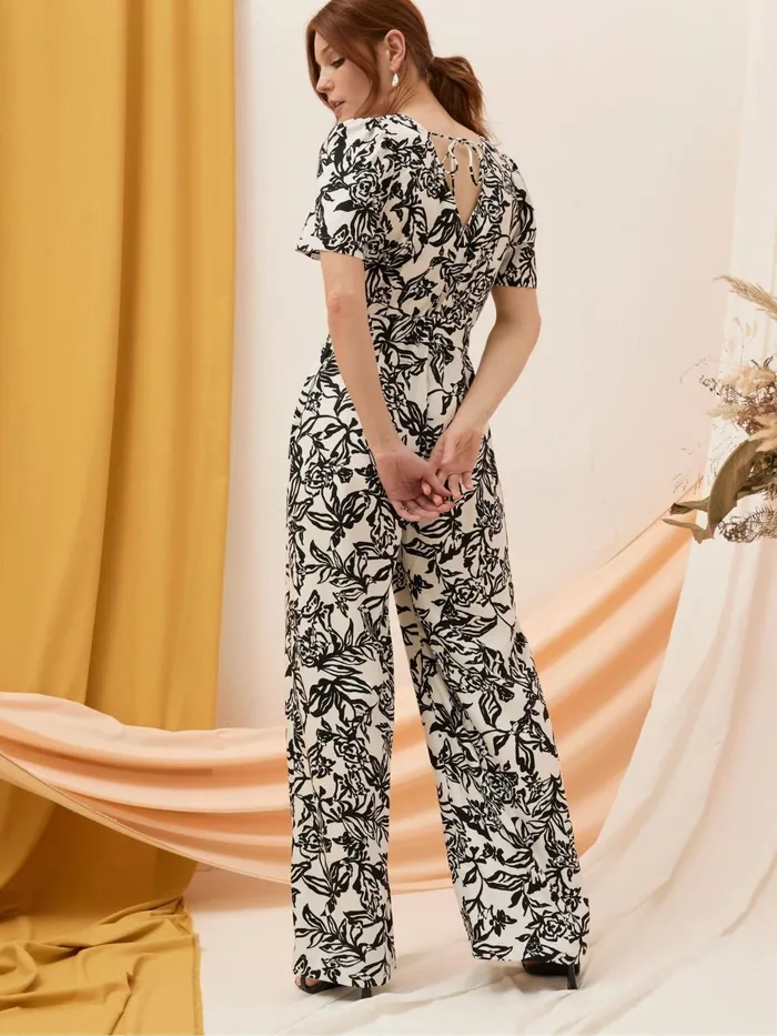Fat Face Jumpsuits and Playsuits Camellia Natural Botanical Jumpsuit 8211 Women