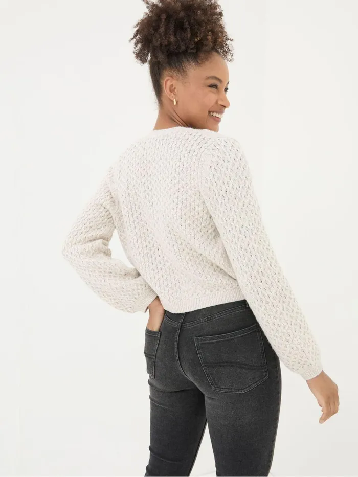Fat Face Knitwear Ivory Anais Cardigan 8211 Women