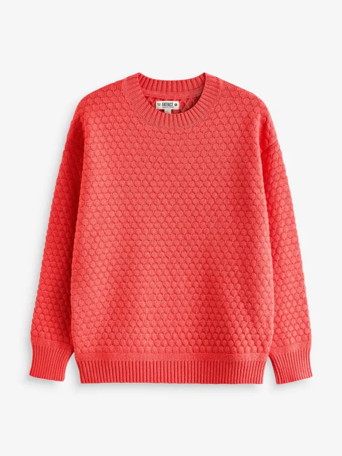 Fat Face Knitwear Red Ayla Knitted Jumper 8211 Women