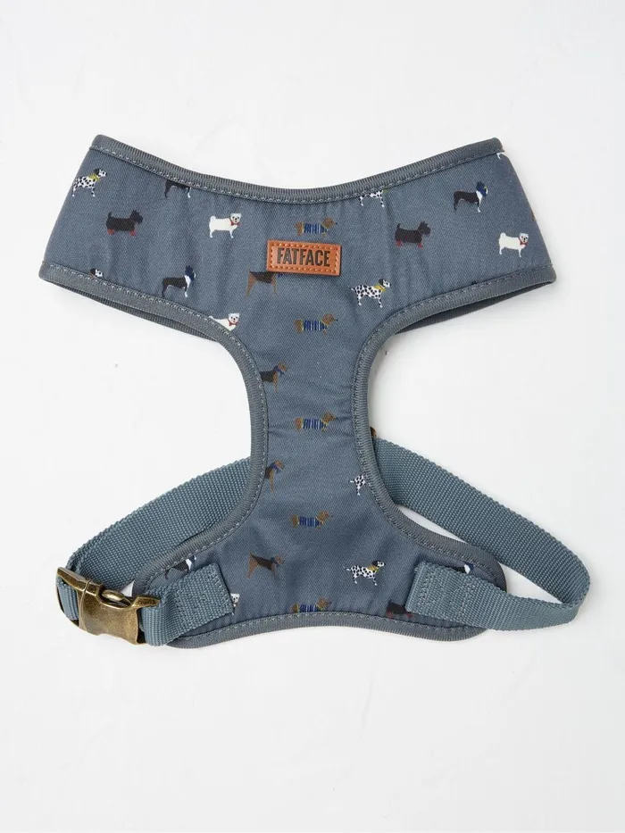 Fat Face Pet Accessories Grey Dogs Large Harness