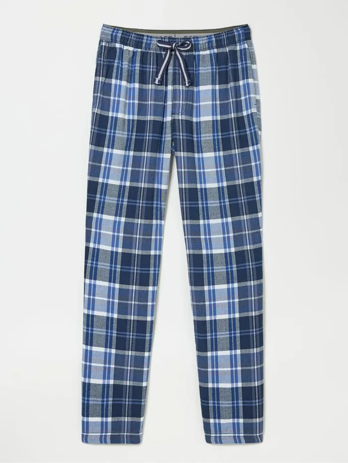 Fat Face Pyjamas and Nightwear Anglesey Light Blue Check Pyjama Bottoms 8211 Men