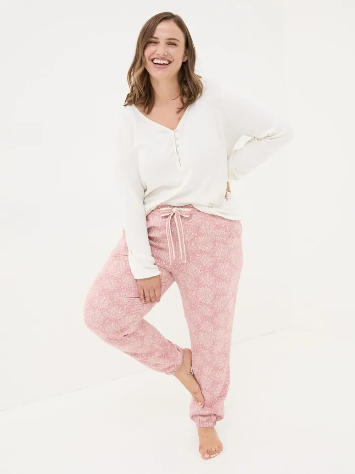 Fat Face Pyjamas and Nightwear Cora Pink Floral 100 Cotton Pyjama Bottoms 8211 Women Fat Face Pyjamas and Nightwear Cora Pink Floral 100 Cotton Pyjama Bottoms 8211 Women
