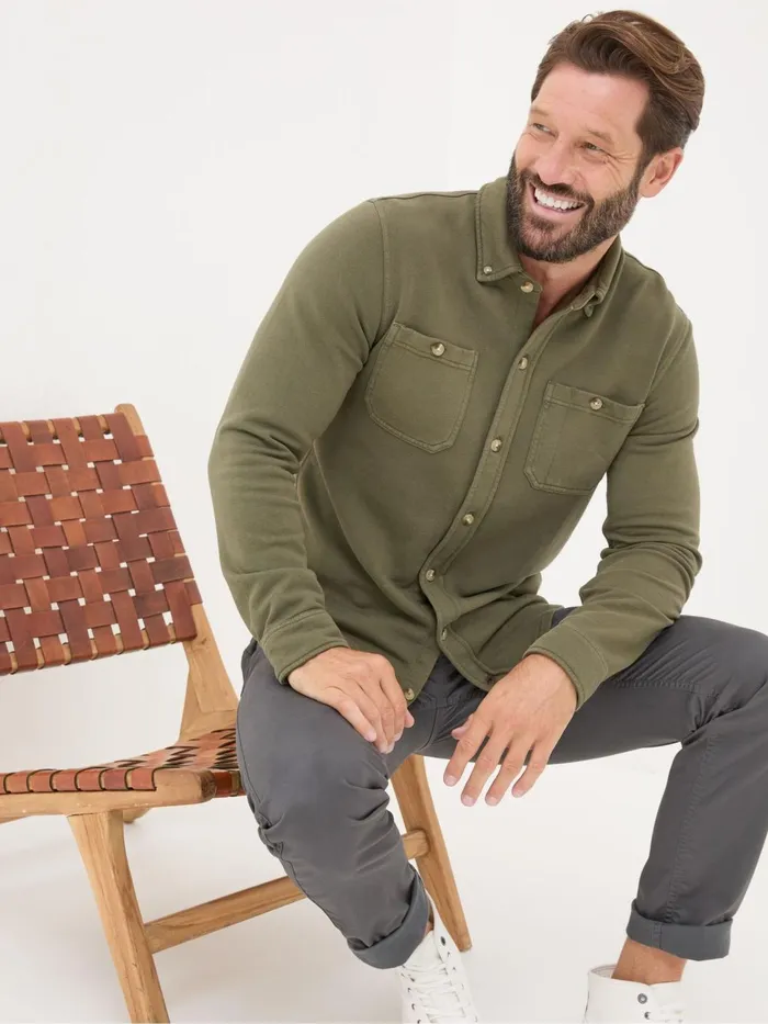 Fat Face Shirts Petworth Green Cotton Shirt 8211 Men