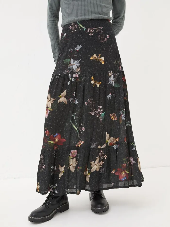 Fat Face Skirts Black Anika Moonlit Skirt 8211 Women