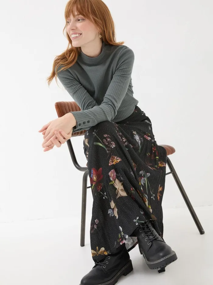 Fat Face Skirts Black Anika Moonlit Skirt 8211 Women Fat Face Skirts Black Anika Moonlit Skirt 8211 Women