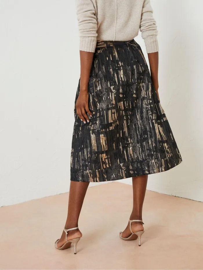Fat Face Skirts Black Cleo Jacquard Skirt 8211 Women