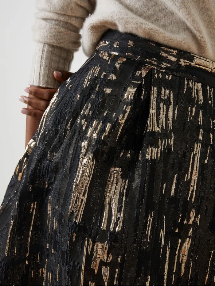 Fat Face Skirts Black Cleo Jacquard Skirt 8211 Women