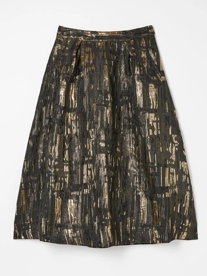 Fat Face Skirts Black Cleo Jacquard Skirt 8211 Women