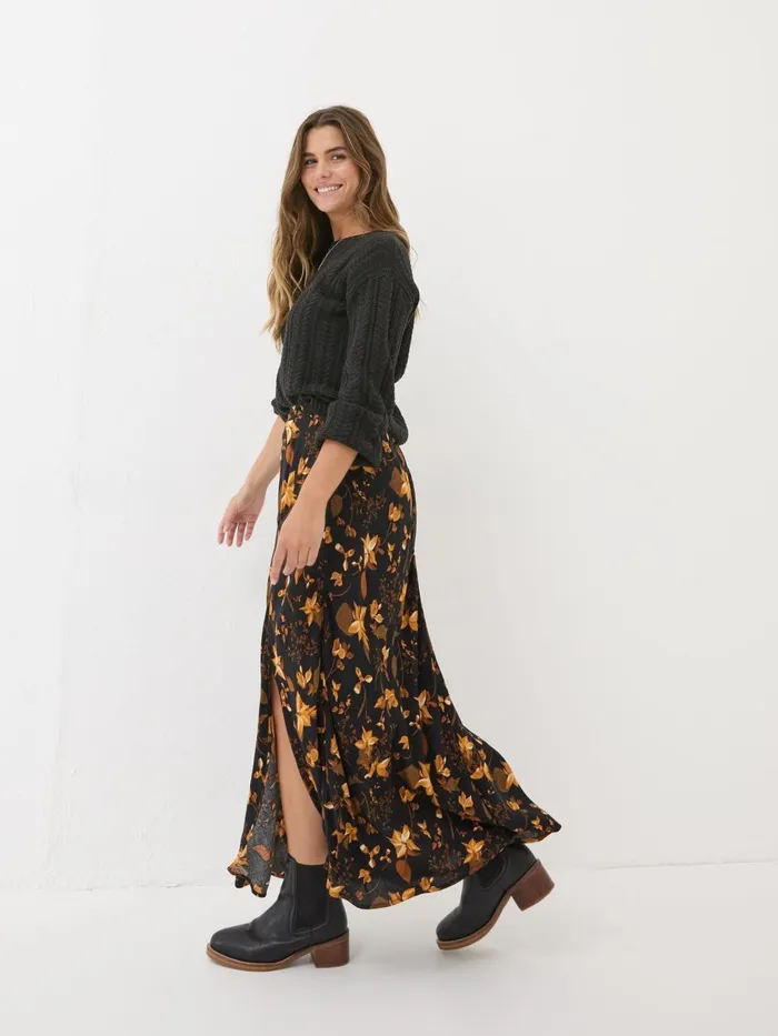 Fat Face Skirts Black Willa Floral Skirt 8211 Women Fat Face Skirts Black Willa Floral Skirt 8211 Women