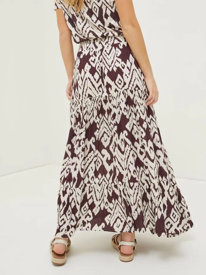 Fat Face Skirts Brown Jayla Bold Ikat Maxi Skirt 8211 Women