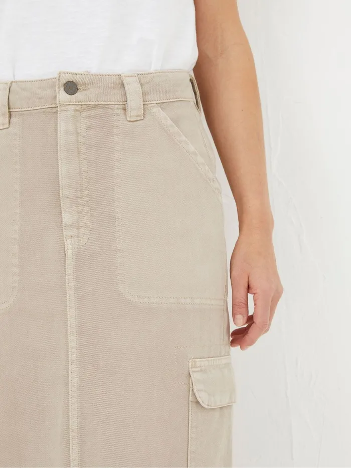 Fat Face Skirts Candace Natural Cargo Midi Skirt 8211 Women