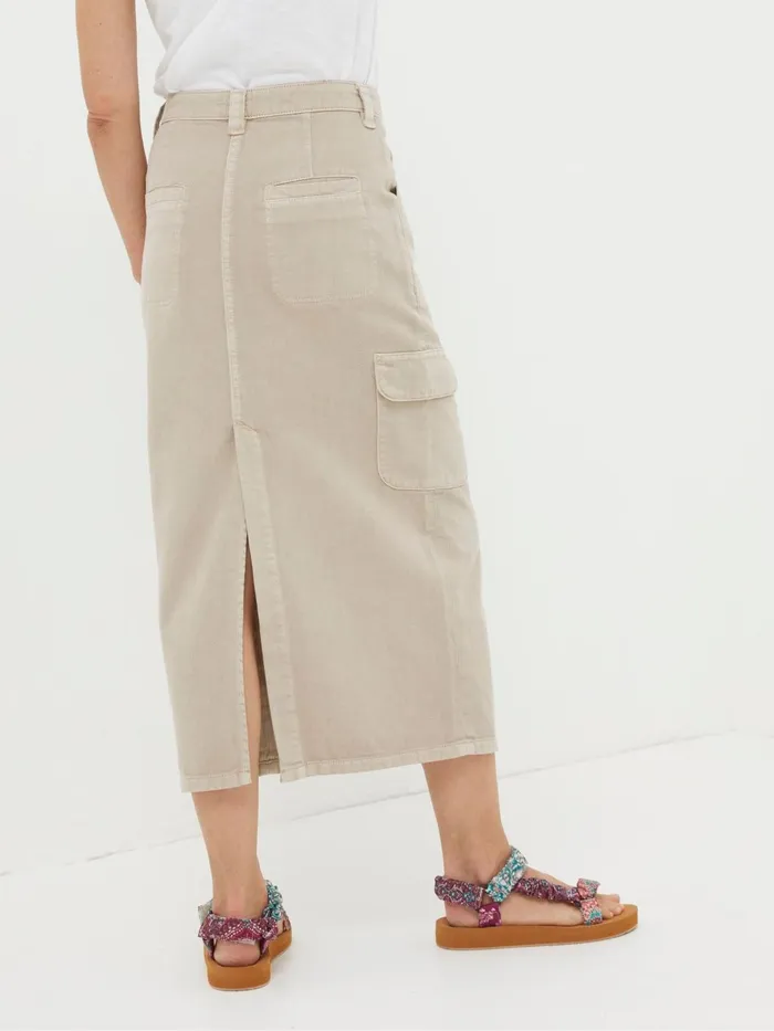 Fat Face Skirts Candace Natural Cargo Midi Skirt 8211 Women
