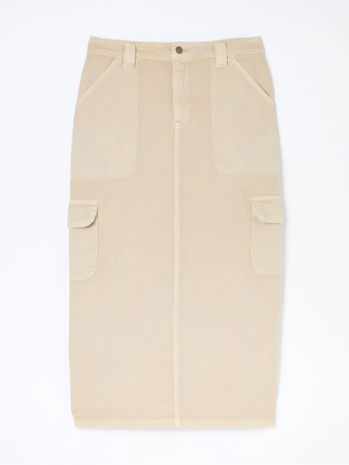Fat Face Skirts Candace Natural Cargo Midi Skirt 8211 Women
