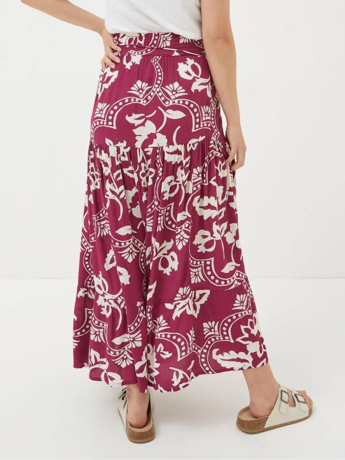 Fat Face Skirts Purple Wallpaper Floral Maxi Skirt 8211 Women