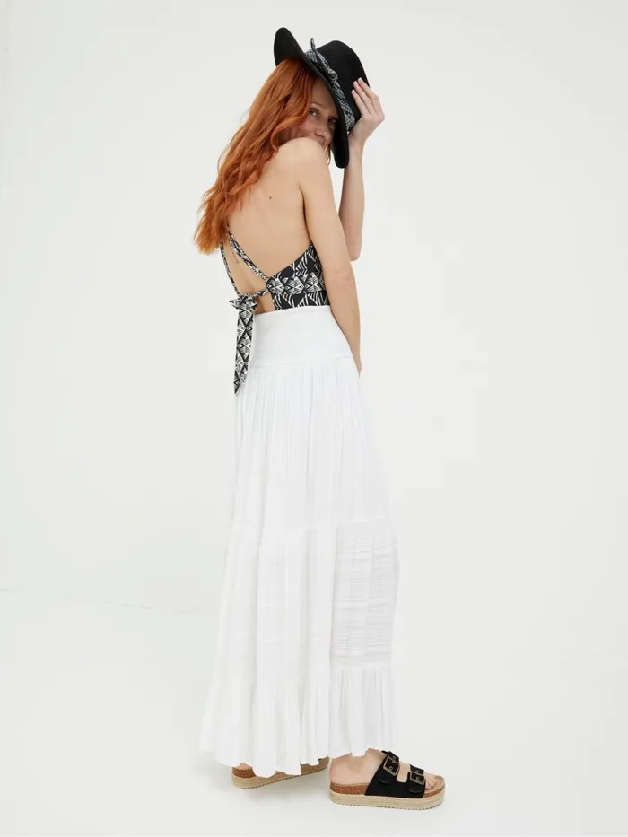 Fat Face Skirts Rhea Natural Beach Maxi Skirt 8211 Women
