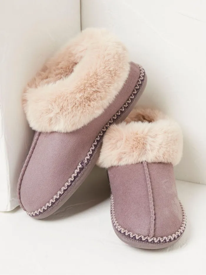 Fat Face Slippers Maia Purple Slipper Boots 8211 Women