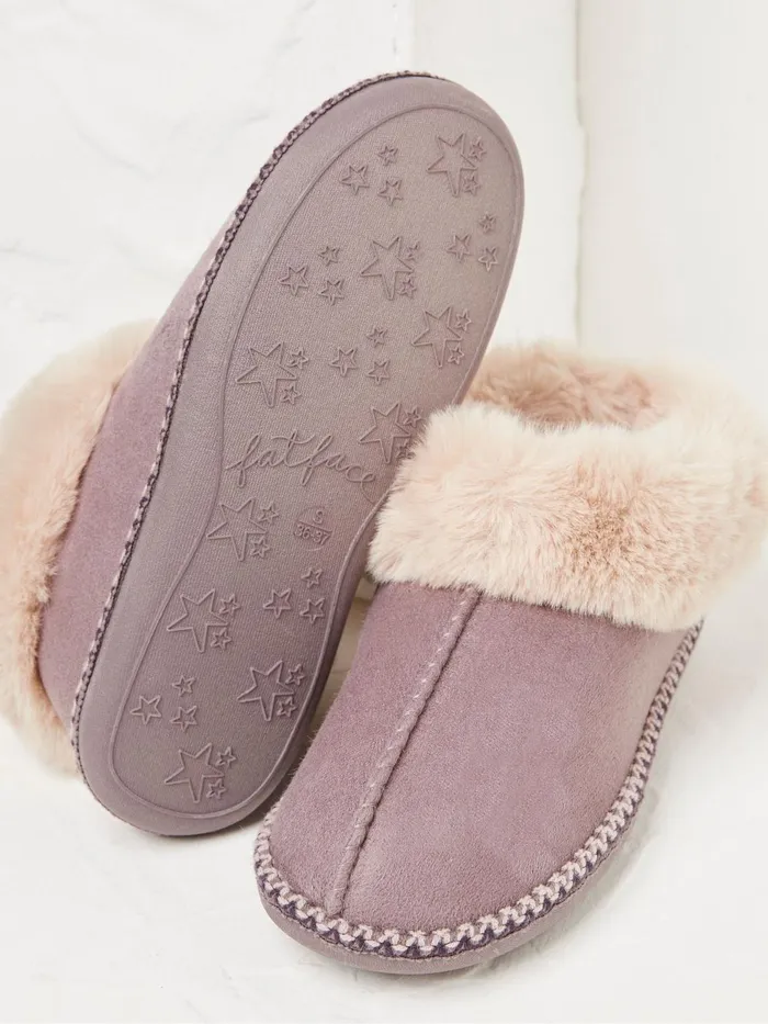Fat Face Slippers Maia Purple Slipper Boots 8211 Women