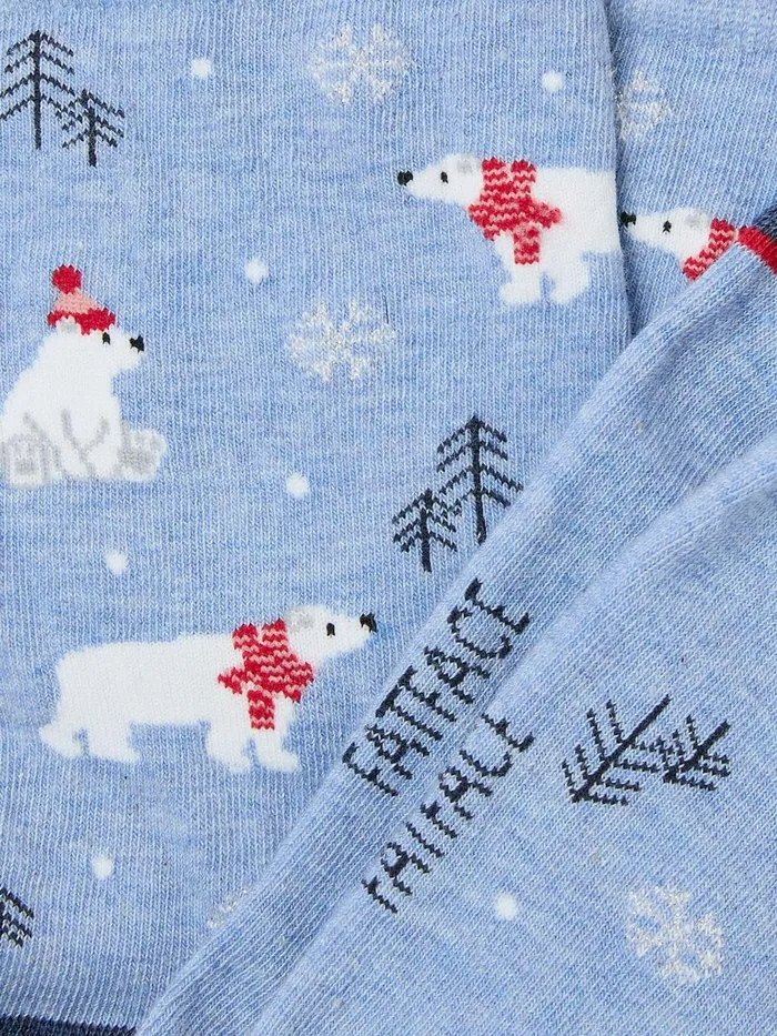 Fat Face Socks and Tights Blue Polar Bear Socks 1 Packs 8211 Women Fat Face Socks and Tights Blue Polar Bear Socks 1 Packs 8211 Women