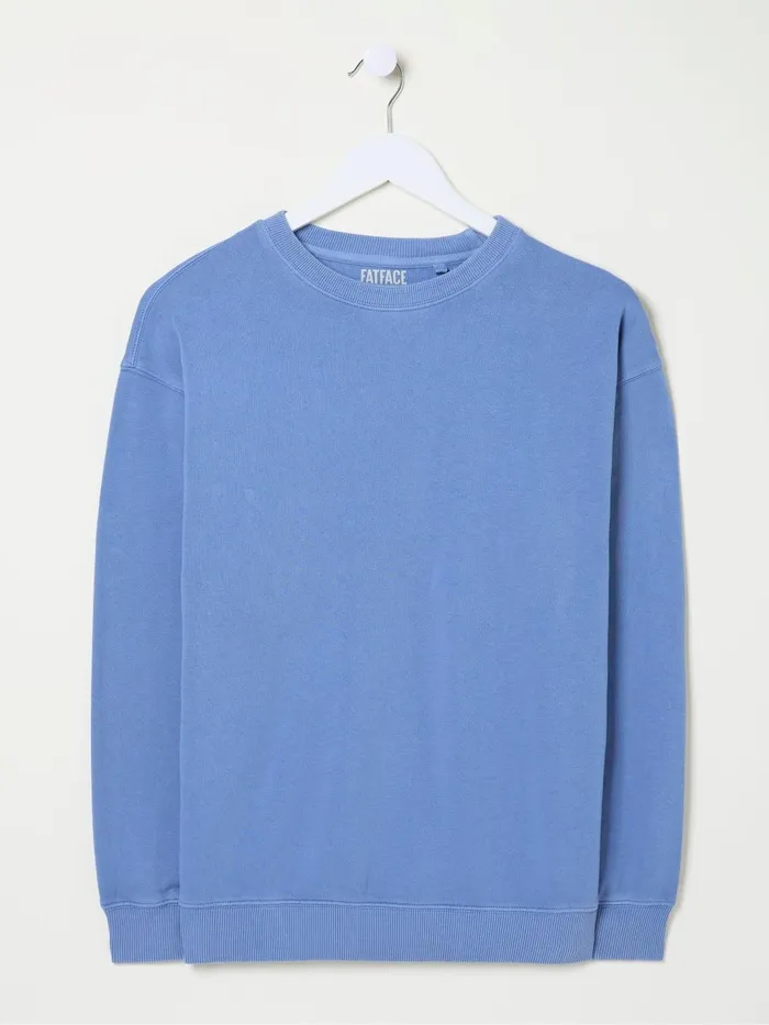 Fat Face Sweatshirts and Hoodies Georgia Blue Cobalt Crew Sweatshirt 8211 Women