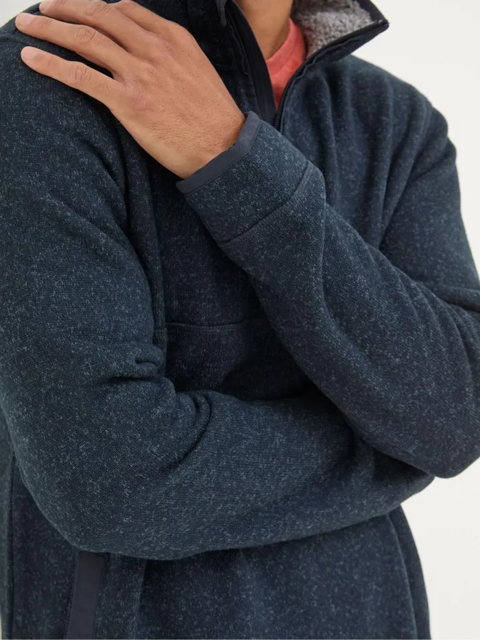 Fat Face Sweatshirts and Hoodies Haxby Navy Blue Half Neck Sweatshirt 8211 Men