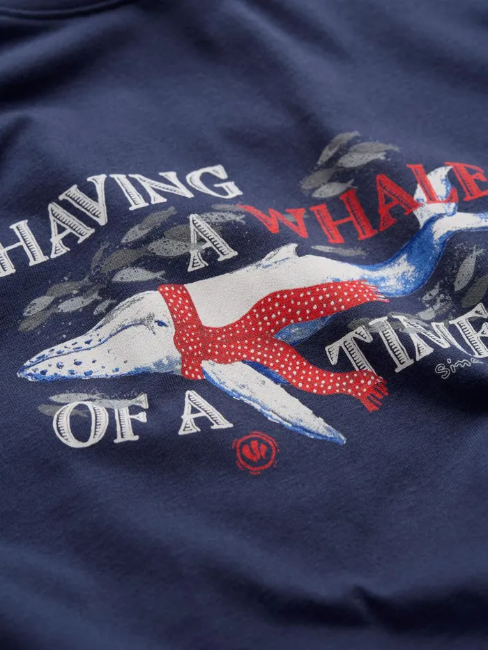 Fat Face TShirts Navy Whale Of A Time Shelter TShirt 8211 Men Fat Face TShirts Navy Whale Of A Time Shelter TShirt 8211 Men