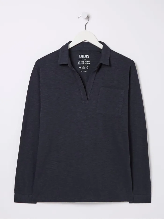 Fat Face Tops and TShirts Paige Blue Jersey Shirt 8211 Women