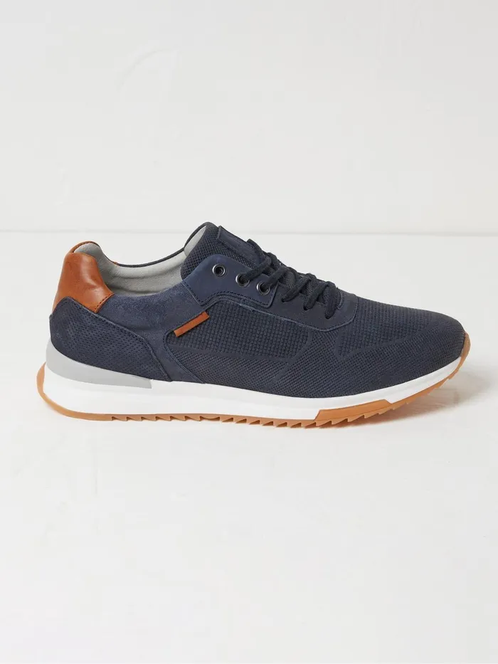 Fat Face Trainers Wells Blue Leather Trainers 8211 Men