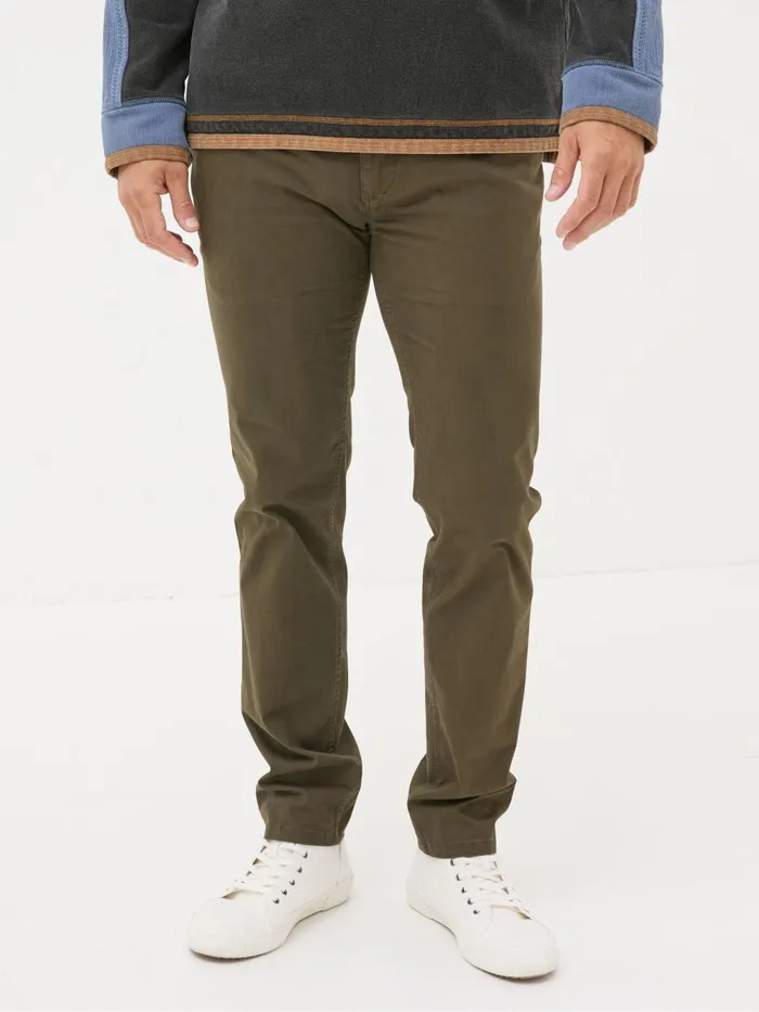Fat Face Trousers and Chinos Dark Green Slim Heyshott Chinos 8211 Men