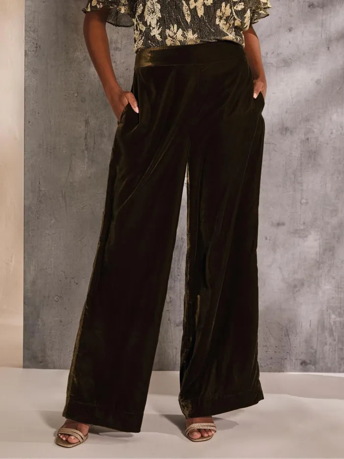 Fat Face Trousers and Leggings Ava Brown Velvet Trousers 8211 Women