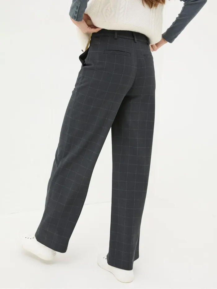 Fat Face Trousers and Leggings Presley Grey Herringbone Trousers 8211 Women