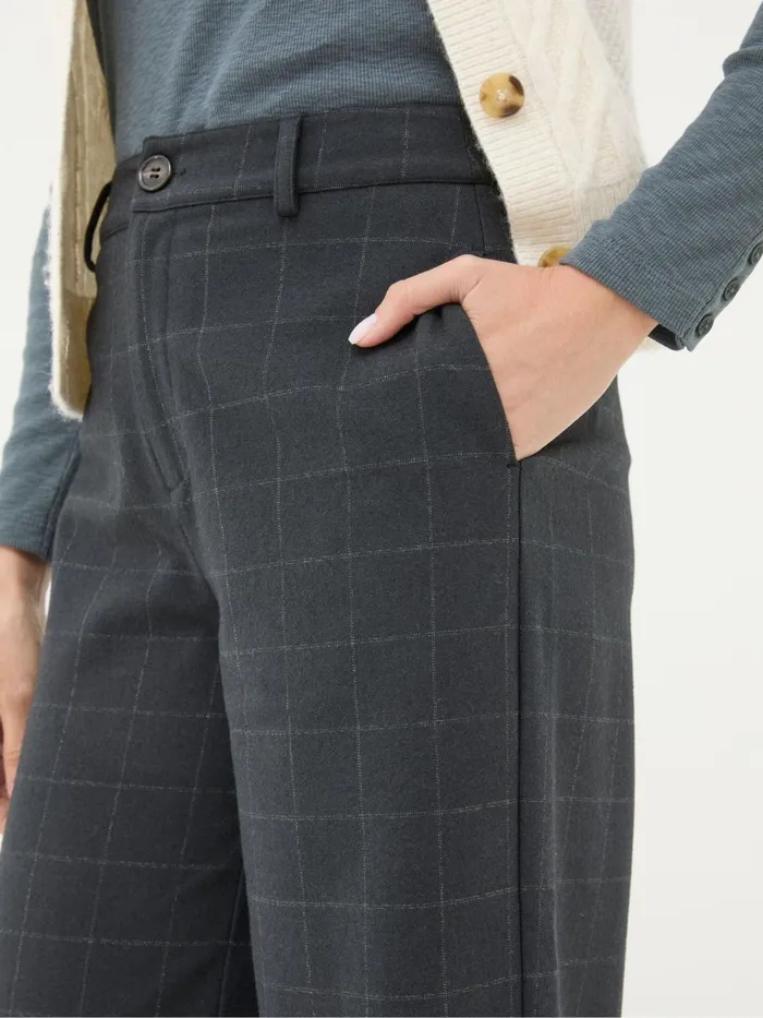 Fat Face Trousers and Leggings Presley Grey Herringbone Trousers 8211 Women
