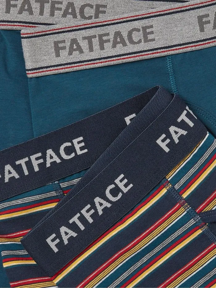 Fat Face Underwear Red Salcombe Stripe Boxers 2 Pack 8211 Men