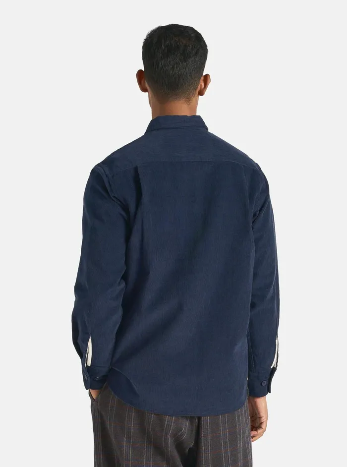 Field Shirt In Navy Fine Cord Men Universal Works Overshirts