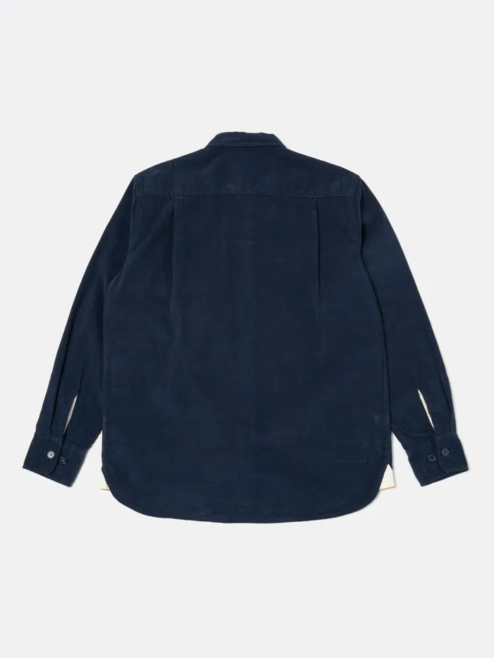 Field Shirt In Navy Fine Cord Men Universal Works Overshirts