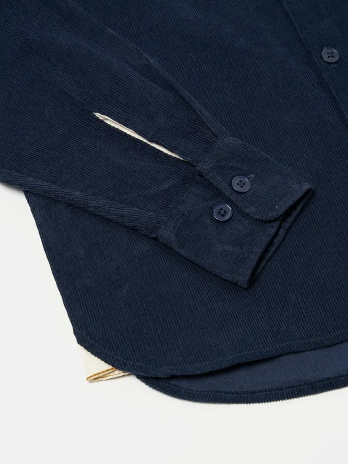 Field Shirt In Navy Fine Cord Men Universal Works Overshirts