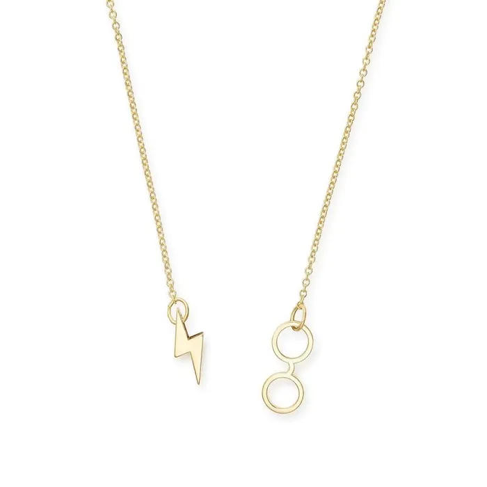Fine Jewelry Women Alex And Ani Harry Potter Glasses Charm Lariat Necklace Sterling Silver