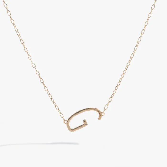 Fine Jewelry Women Alex And Ani Initial G Precious Elongated Necklace Sterling Silver