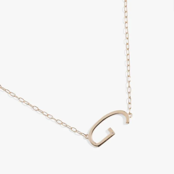 Fine Jewelry Women Alex And Ani Initial G Precious Elongated Necklace Sterling Silver
