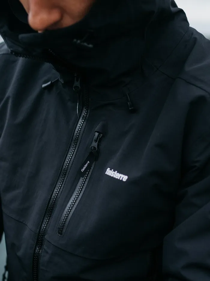 Finisterre Jackets and Coats Men Stormbird Waterproof Jacket Black
