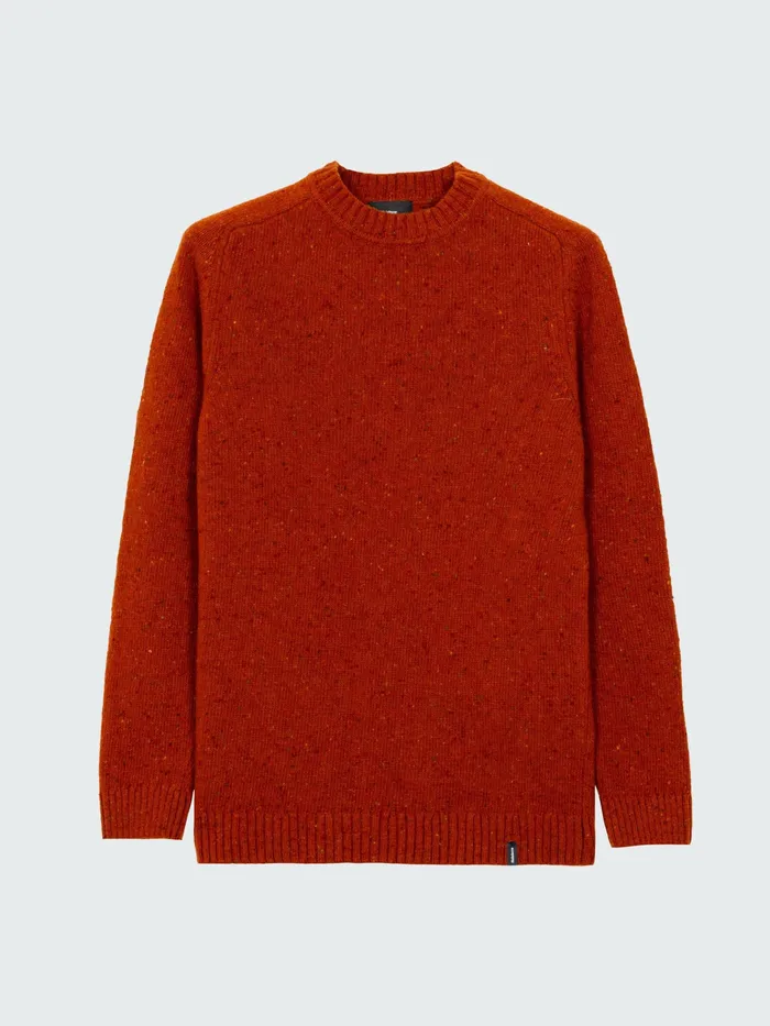 Finisterre Knitwear Men Furlong Crew Sweater Sable