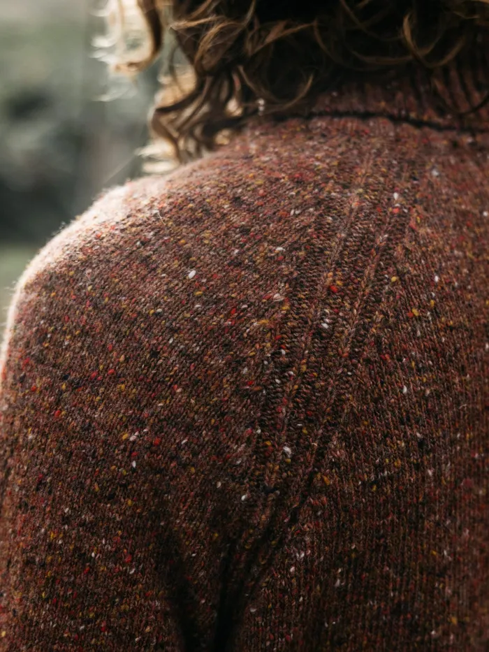 Finisterre Knitwear Men Furlong Roll Neck Sweater Spice