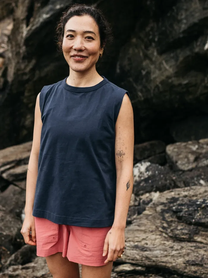 Finisterre Tops and TShirts Women Meskel Vest Navy