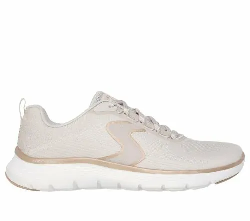Flex Appeal 50 8211 Luxe Glow Natural Gold Women SKECHERS Lace Up