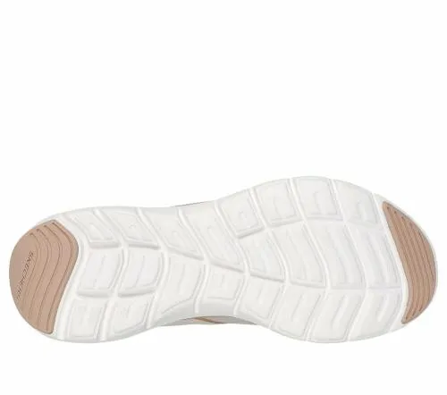 Flex Appeal 50 8211 Luxe Glow Natural Gold Women SKECHERS Lace Up
