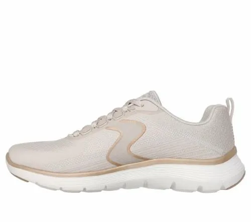 Flex Appeal 50 8211 Luxe Glow Natural Gold Women SKECHERS Lace Up