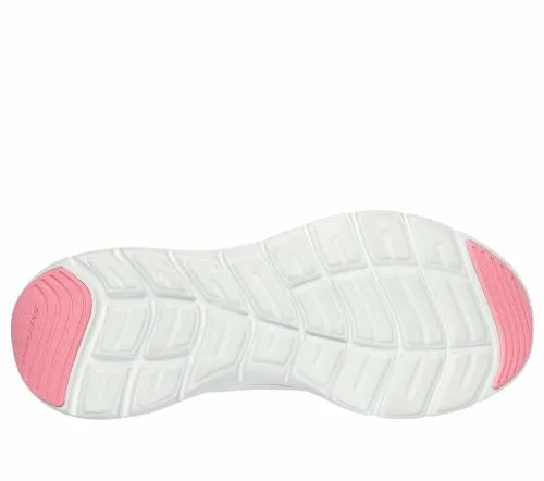 Flex Appeal 50 White Pink Blue Women SKECHERS Lace Up
