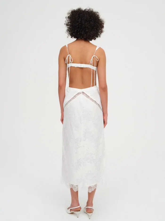 For Love and Lemons Bottoms Allira Lace Midi Skirt White 8211 Women For Love and Lemons Bottoms Allira Lace Midi Skirt White 8211 Women